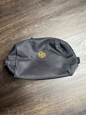 TORY BURCH Tory Burch Cosmetic Pouch Travel Nylon Vanity Black